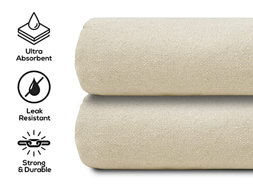 Canvas Drop Cloth for Painting (Size 4x5 Feet - Pack of 1) Painters Drop Cloth for Painting, Furniture, Curtains & Floor Protection - All Purpose Thick Canvas tarp with Double Stitched Edges - size: 4x5 Feet - Pack of 1
