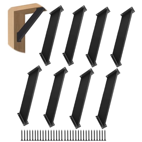 8 Pcs 45 Degree Angle Support Bracket for Pergola - size: 8