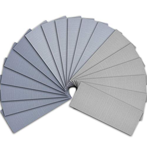 AUSTOR 18 Pcs Wet and Dry Sandpaper 3000 5000 7000 High Grit Assorted