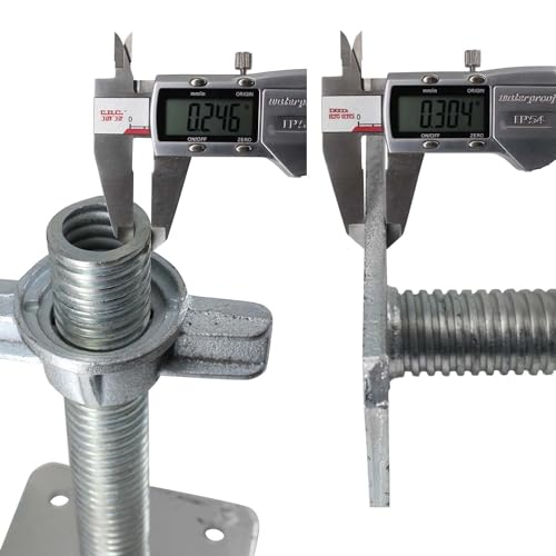 Adjustable Support Jack Lightweight Steel Bracing and Jack Posts - 9.5" - 15.5" Adjustment Range Adjustable Jack for Temporary Support Suitable for Small Space, Underpasses, Attics, Decks - size: 9.5-15.5