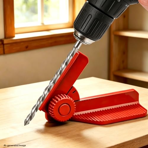 Portable Drill Guide– Adjustable Drill Jig for Straight and Angled Holes