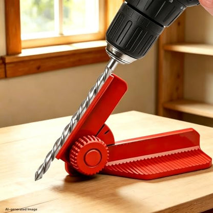 Portable Drill Guide– Adjustable Drill Jig for Straight and Angled Holes