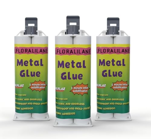 Metal Repair Glue,Heavy Duty Repair for Metal, Plastic, Wood, Steel. 3 pcs