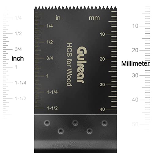 100Pcs Wood Oscillating Multitool Blades Quick Release Saw Blades Kit