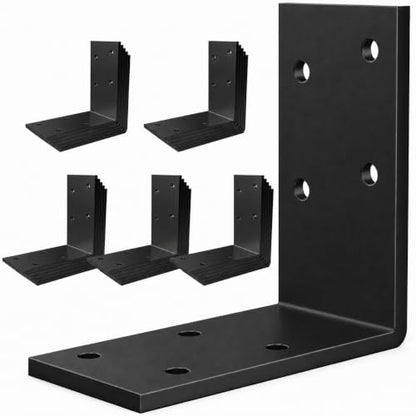 3"x3" Heavy Duty L Brackets, 90 Degree Galvanized Corner Brace, 25 Pcs - size: 3" x 3" x 1.5" (25 Pcs)