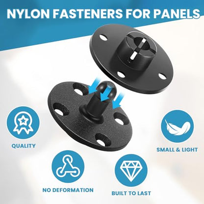 Moxweyeni 25 Pcs Panel Fasteners Mounting Clips for Boat RV Wall Panels