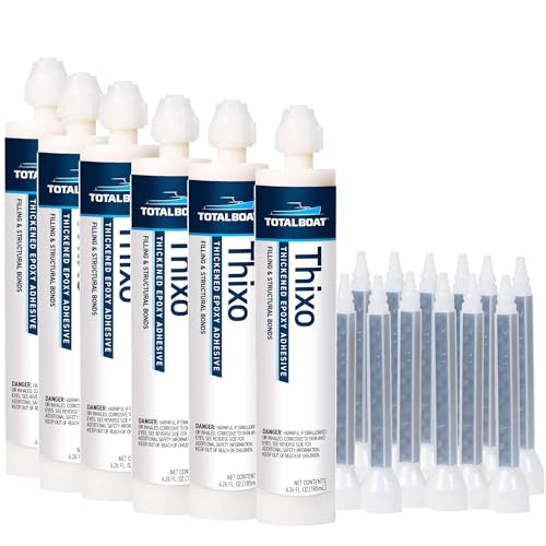 TotalBoat Thixo Marine Structural Epoxy Glue - 6-Pack, 185ml Tubes - size: 6 - Pack