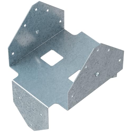 Simpson Strong-Tie BCS2-3/6Z BCS Post Cap - for Triple 2X Beam & 6X Post, 18-Gauge ZMAX Galvanized Steel Construction, Double-Shear Nailing, Sized for Multi-2x Widths