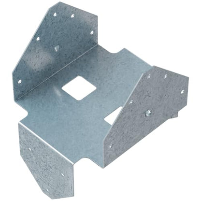 Simpson Strong-Tie BCS2-3/6Z BCS Post Cap - for Triple 2X Beam & 6X Post, 18-Gauge ZMAX Galvanized Steel Construction, Double-Shear Nailing, Sized for Multi-2x Widths