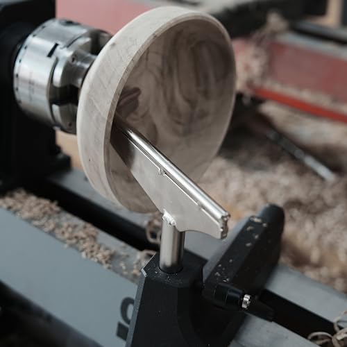 5/8" Dia Stem Glide Bowl Turner's 4-Piece Toolrest Set for Woodlathe Bowl Turning. - color: Glide Bowl Set With Dia 5/8" Post