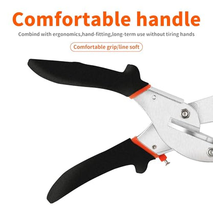 GARTOL 45-135° Adjustable Miter Shears, Quarter Round Cutter for PVC & Trim - size: HD-3101 EU - Shears With Replacement Blades