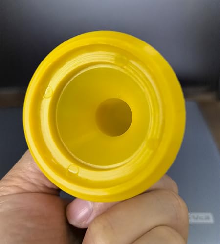 12 PCS Caulking Gun Nozzle, Yellow Reusable Extension Tips