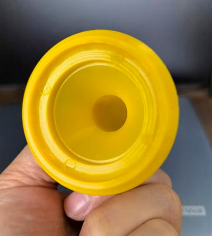 12 PCS Caulking Gun Nozzle, Yellow Reusable Extension Tips