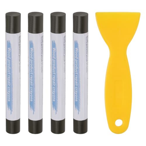 PATIKIL 4Pcs Wood Furniture Repair Markers with Scraper, Deep Texture - color: Deep Texture