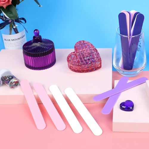 HTVRONT Stir Sticks for Epoxy Resin, 20PCS, 4 Colors - size: F