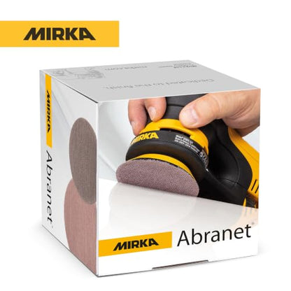 Mirka Abranet 3 Inch 220 Grit Mesh Sanding Discs, Hook and Loop, 50 Pack - size: Grit 220
