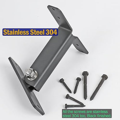 3 Pack Heavy Duty Stainless Steel 304 Pergola Roof Riser Beam Brackets (3 Pack)