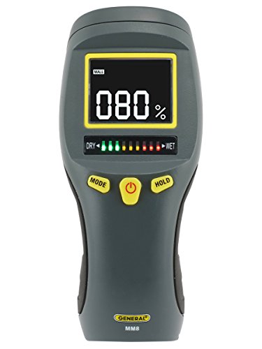 General Tools LCD Moisture Meter Bundle for Detecting Water Leaks and Measuring Moisture Content