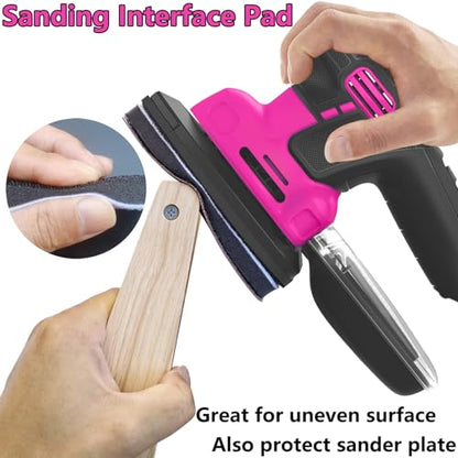 FOWOK Mesh Sandpaper for Black+Decker Detail Sander with Foam Sanding Pad