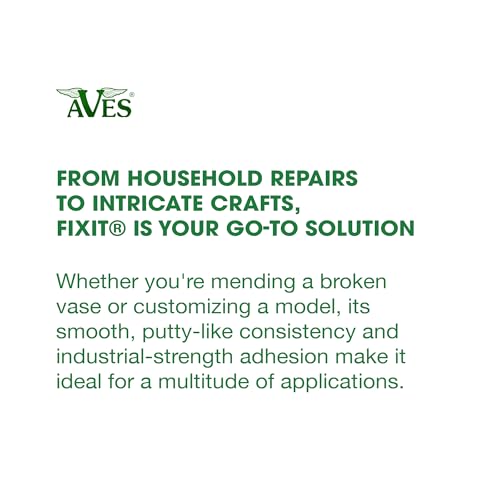 Aves FIXIT Multi-Media Repair Compound - 2 Part Modeling Compound (A & B) - color: Terracotta, size: 1/4 lb