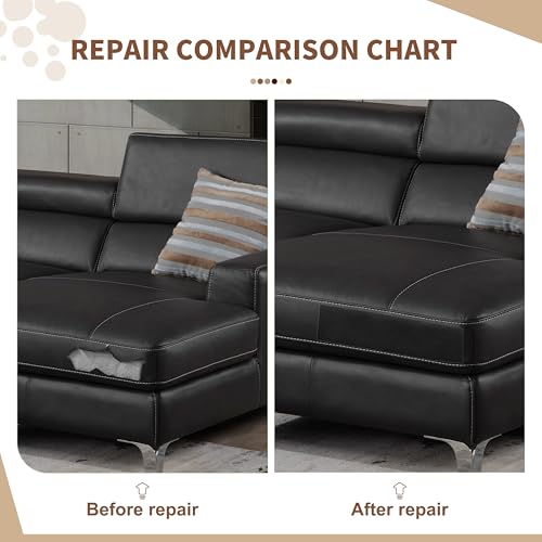 TIANLDD Leather Repair Tape,3.5 x 80 Inches Self Adhesive Leather Repair Patch，Leather Repair Kit for Furniture，Couches,Car Seats,Cabinets,Handbags(Dark Green-Fine Lines) - color: Dark Green-Fine Lines, size: 3.5" x 80"