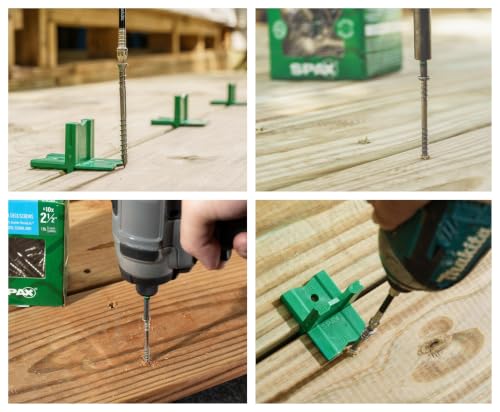 #10 x 3 SPAX Stainless Steel Wood Screws Exterior (200 pcs) 3 lbs Star Torx Drive Corrosion & Rust Resistant PowerDeck Heavy Duty Outdoor Wood Fence Deck & Marine Closeout Deal - size: 3"