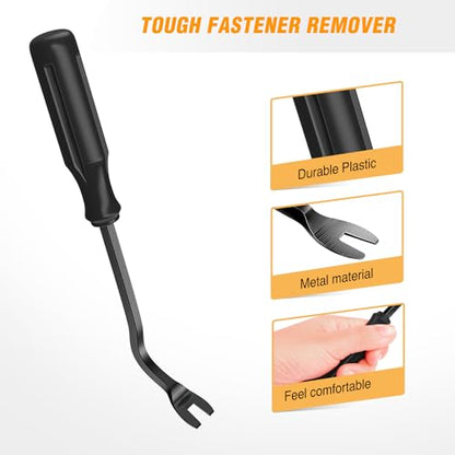 GOOACC 6PCS Auto Trim Removal Tool Kit Black - color: 6pcs Trim Removal Tool Black
