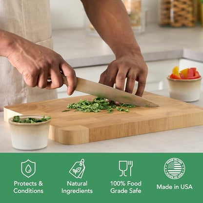 CLARK'S 3.5 Inch Cutting Board Oil & Wax Applicator, Buffing Pads - 3 Pack