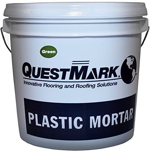 QuestMark 2105 Standard Epoxy Concrete Floor Patch and Resurfacer - 2 Gallon Unit, Green - Fill and Repair Cracks, Holes, Pits and Spalling - color: Green, size: 2 Gallon Unit