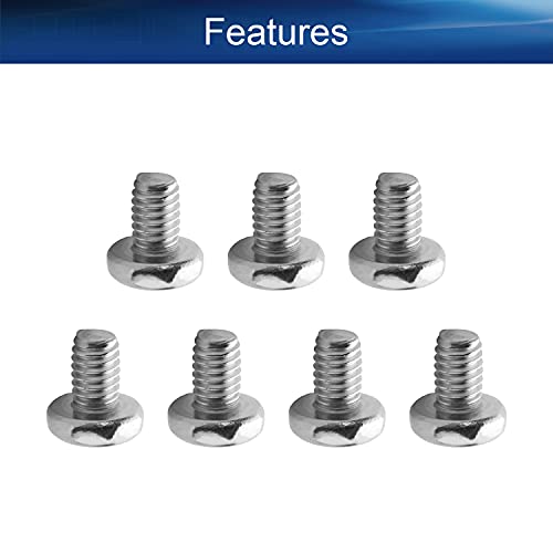 30Pcs M4-0.7 x 6mm Pan Head Phillips Machine Screws - size: M4 x 6mm