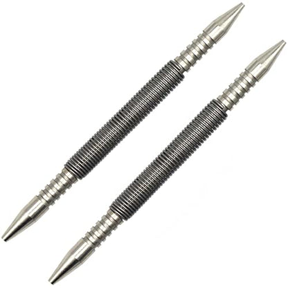 WHLLING 2-Piece Dual Head Combo Nail Setter, 3/32″& 1/8″Spring Nail Set