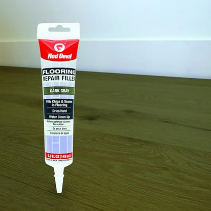 Red Devil 056050 Flooring Repair Filler, 5 oz., Medium Gray, 4 Pack - color: Medium Gray, size: Pack of 4