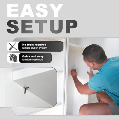 Shelf Support Pegs - Cabinet Shelf pins 5 mm, ~0,2 in (20 pcs.)