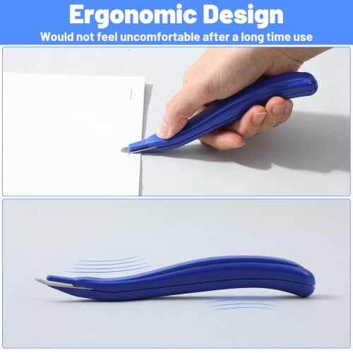 24 Pcs Magnetic Staple Remover Bulk, Stapler Remover Tool, 4 Colors, 6.1"
