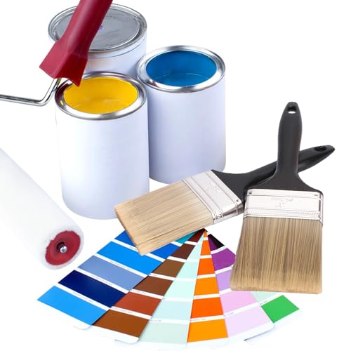 25 Pack 3 Inch Paint Brushes - A Professional Range of Wall Paint Brushes, Deck Paint Brush, and Chip Brushes - Perfect DIY Painting Tools for Your Home or Business KUKLIPJIM - size: 25 Pack 3 Inch