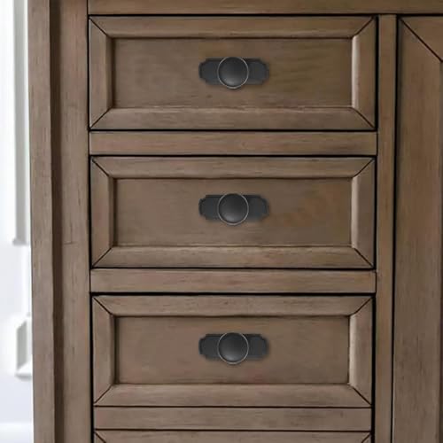 khtumeware 10 Pack Backplate for Cabinet Knobs Matte Black Cabinet Hardware Knob Backplate/Back Plate - color: Matte Black