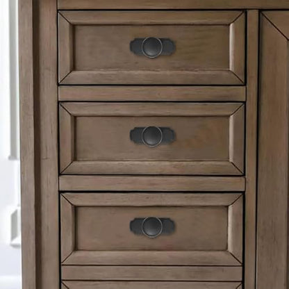 khtumeware 10 Pack Backplate for Cabinet Knobs Matte Black Cabinet Hardware Knob Backplate/Back Plate - color: Matte Black