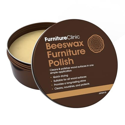 Furniture Clinic Beeswax Furniture Polish, Natural Wax, Traditional - style: Traditional