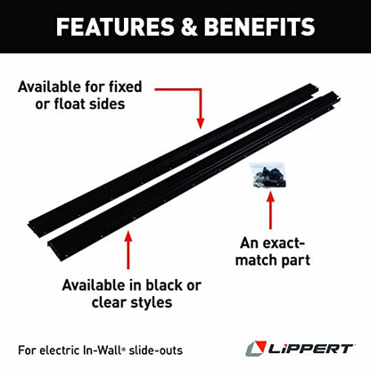 Lippert Components - 366211 Dual Rack Repair Kit - color: Black, style: Float Side