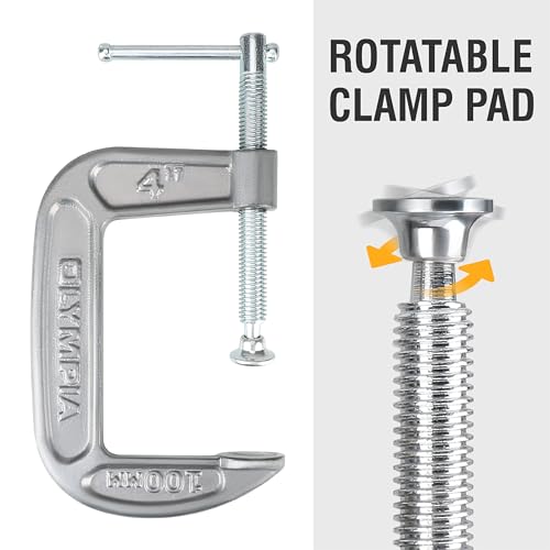 Olympia Tools 38-144 4-inch x 3-inch C-Clamp - size: 4-Inch x 3-Inch