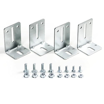 Garage Door Track Jamb Bracket J6, 4 Pack L-Shape Wall Mount