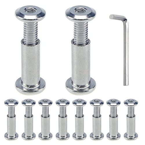 MY MIRONEY 10 Sets M6 x 16mm Binding Post Screw - color: Silver, size: M6 x 8mm x 20mm