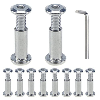 MY MIRONEY 10 Sets M6 x 16mm Binding Post Screw - color: Silver, size: M6 x 8mm x 20mm