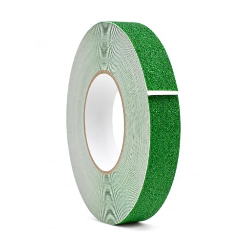 WOD Heavy Duty Anti Slip Tape Green - 1 inch x 30 ft. Non Skid Treads Weather Proof Indoor/Outdoor Traction Tape for No Slip Stairs ASTC32 - color: Green, size: 1 Inch (25mm)