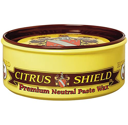 Howard CS0014 Citrus Shield Paste Wax, Wood Furniture Polish, Wood Cleaner, 11-Ounce, Neutral - size: 11 Ounce (Pack of 1)