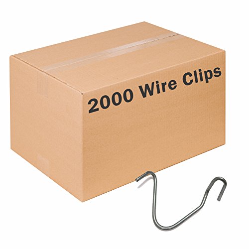 Zareba Systems TPWC100 T-Post Wire Clips, 2000 Pack - size: 2000 Pack