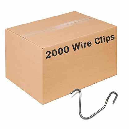 Zareba Systems TPWC100 T-Post Wire Clips, 2000 Pack - size: 2000 Pack