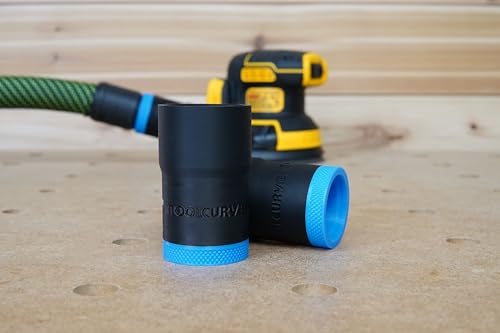 ToolCurve Hose Adapter compatible with Dewalt Sander for Festool 27mm Hose - size: 27 mm Hose
