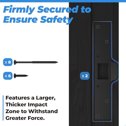 U 9476 Extra Long Door Strike Plate for Repairing Damaged Door Frame