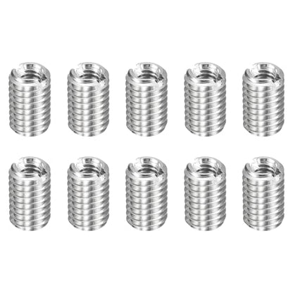 HARFINGTON 10pcs Thread Repair Inserts M5 x 0.8 Male to M3 x 0.5 Female Thread 8mm Long Stainless Steel Reducing Nuts Metric Self Tapping Sleeves Threaded Reducer Industrial Fasteners - size: M5 x 0.8 Male to M3 x 0.5 Female x 8mm